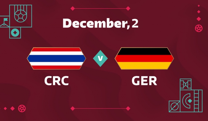 Dự đoán tỷ số Đức vs Costa Rica, bảng E World Cup 2022: Đức ngược dòng ngoạn mục giành vé đi tiếp?