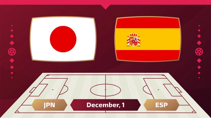 Xem trực tiếp bóng đá Nhật Bản vs Tây Ban Nha ở đâu, kênh nào? Link trực tiếp World Cup VTV Full HD