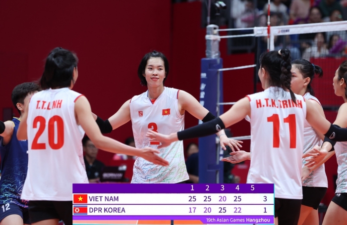Lịch thi đấu bán kết kết bóng chuyền nữ ASIAD 2023: ĐT Việt Nam tranh vé chung kết với Thái Lan?