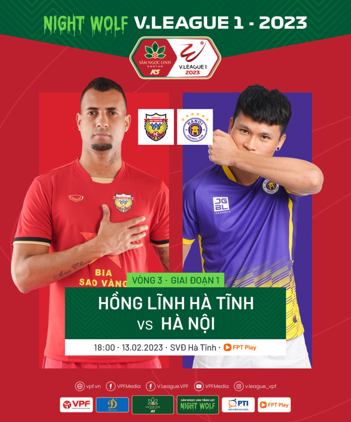 Xem trực tiếp bóng đá Hà Tĩnh vs Hà Nội ở đâu, kênh nào? Link xem trực tuyến V.League 2023 Full HD