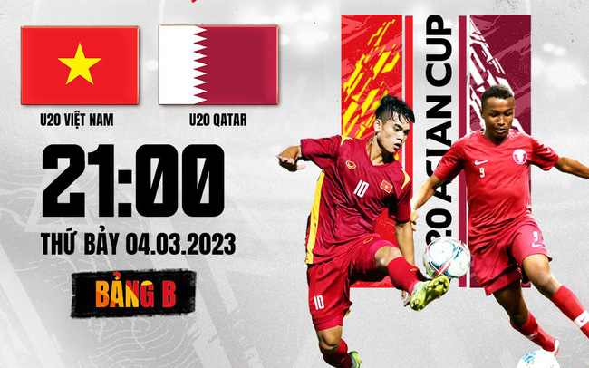 Trực tiếp bóng đá U20 Việt Nam vs U20 Qatar - VCK U20 châu Á 2023: 'Quang Hải mới' đi vào lịch sử?