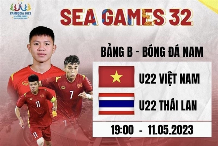 Xem trực tiếp bóng đá U22 Việt Nam vs U22 Thái Lan ở đâu, kênh nào? Link xem trực tuyến SEA Games 32