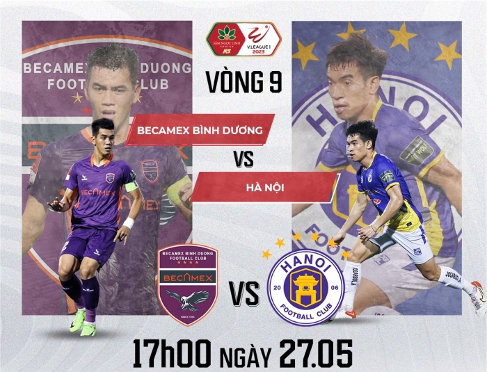 Trực tiếp bóng đá Bình Dương vs Hà Nội - Vòng 9 V.League 2023: Tiền đạo số 1 ĐT Việt Nam tỏa sáng?