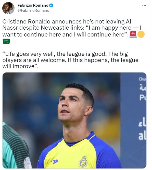 Từ chối dự Champions League, Ronaldo ra quyết định khó tin về tương lai sau khi tự ý rời Al Nassr