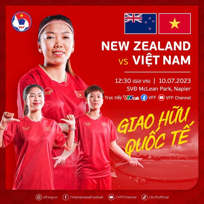Trực tiếp bóng đá ĐT nữ Việt Nam vs ĐT nữ New Zealand: 'Ngọc quý ĐTVN' ghi điểm với ông lớn châu Âu?