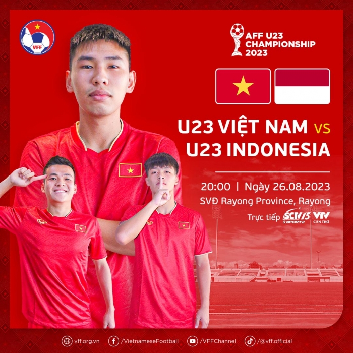 Xem trực tiếp bóng đá U23 Việt Nam vs U23 Indonesia ở đâu, kênh nào? Link trực tiếp U23 Đông Nam Á