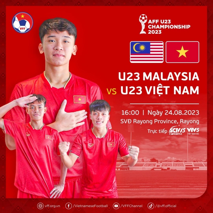 Xem trực tiếp bóng đá U23 Việt Nam vs U23 Malaysia ở đâu, kênh nào? Trực tiếp bán kết U23 Đông Nam Á
