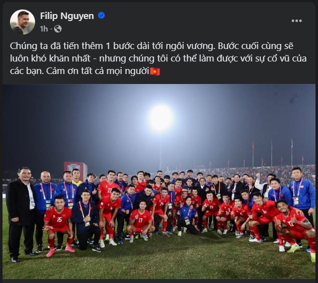 Bị gạch tên ở chung kết AFF Cup 2024, Filip Nguyễn phản ứng bất ngờ sau trận thắng của ĐT Việt Nam