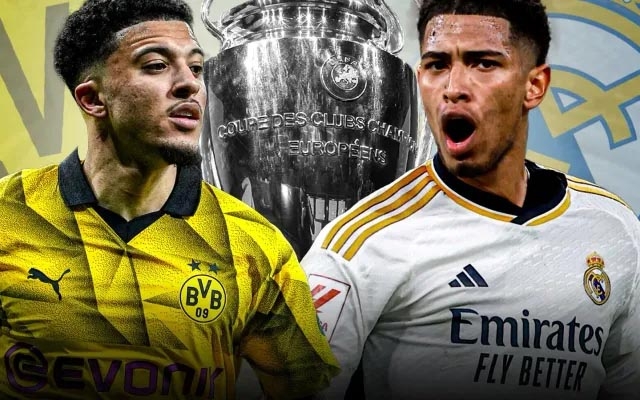 Trực tiếp chung kết Champions League - Link xem Real Madrid vs Dortmund 2h00 ngày 2/6 Full HD