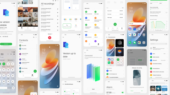 Giao diện ColorOS 12