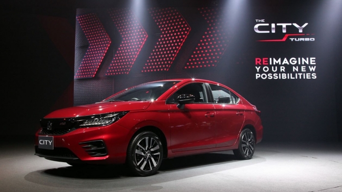 honda city 2020 tại Thái Lan, màu đỏ