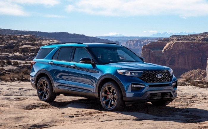 ford explorer 2021 màu xanh