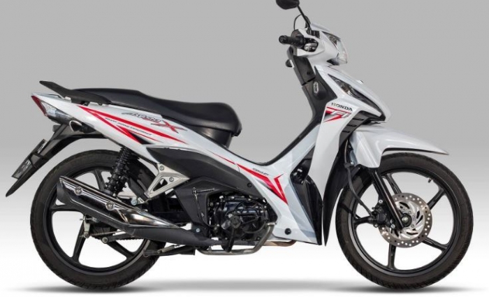 giá bán Honda Wave tháng 8, Honda Astrea màu trắng