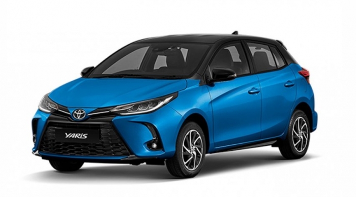 Toyota Yaris 2021, bản mới nhất, màu xanh