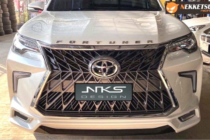 Không cần tiền tỷ, Toyota Fortuner biến thành Lexus LX570 đẹp không tỳ vết