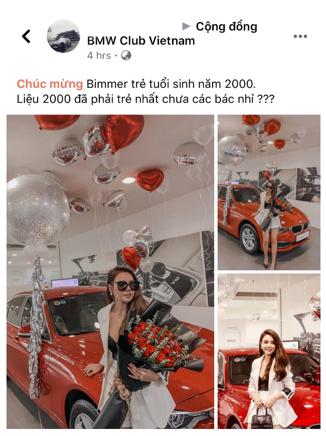 Hotgirl 2k tự thưởng xe BMW tiền tỷ cho bản thân sau quãng thời gian làm việc vất vả