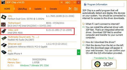Hướng dẫn cách dùng 3dp chip tìm driver cho máy tính cực nhanh