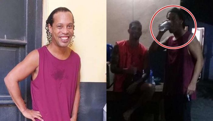 Tù nhân Ronaldinho sắp ‘bơi’ trong… 1.200 lít bia từ ‘ông bạn cũ’