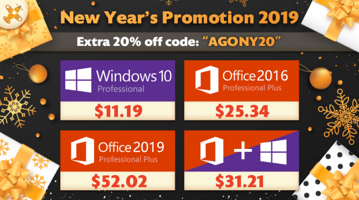 Đón xuân 2019, Goodoffer24 tung ra mã giảm giá hấp dẫn cho Windows 10 Pro, Office16, Office2019 