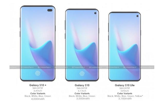 Lộ diện giá bán và ngày lên kệ của bộ 3 Samsung Galaxy S10, S10+, S10e