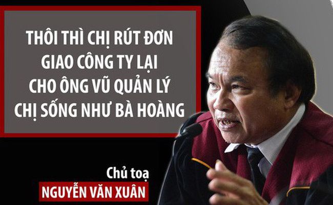 Vụ li hôn của ông chủ Trung Nguyên: Đề nghị của chủ tọa 