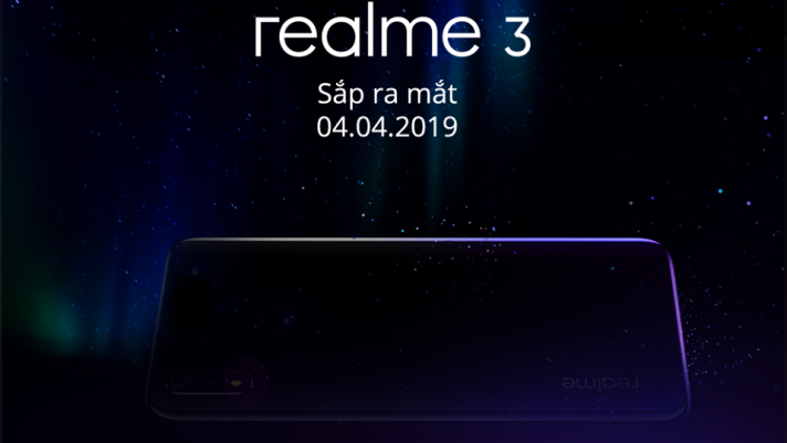 Realme 3 sẽ ra mắt tại Việt Nam vào ngày 4/4