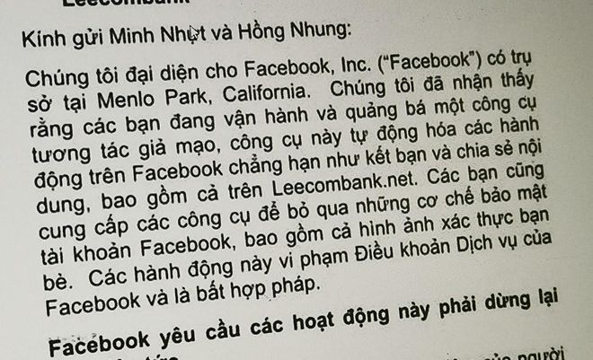 Hàng nghìn tài khoản tại VN bị xóa vì Facebook truy quét nick ảo