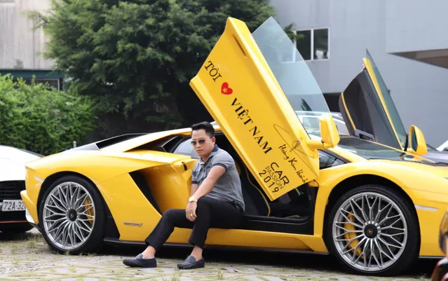 Đại gia Hoàng Kim Khánh bất ngờ mang Lamborghini Aventador S trở lại Car Passion 2019