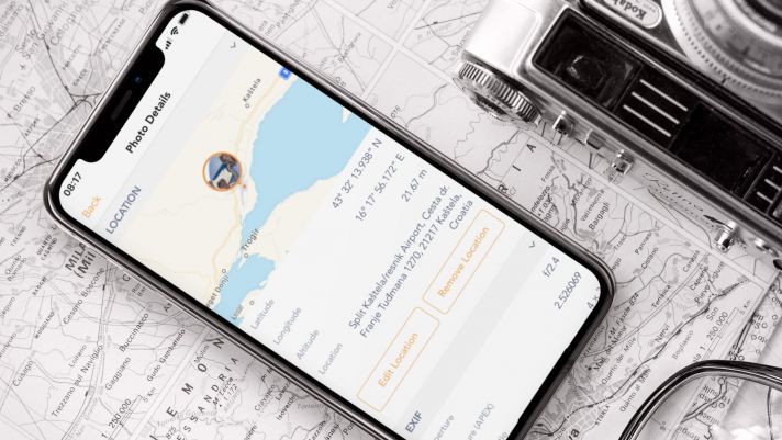 Cách thay đổi dữ liệu exif về địa điểm hình chụp trên iPhone