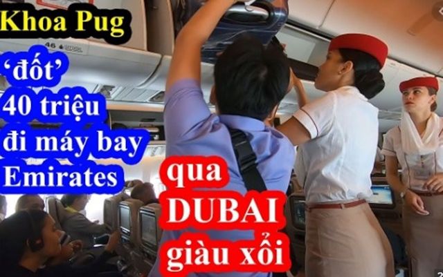 Khoa Pug tiếp tục đăng video bóc phốt hãng hàng không top 5 thế giới và hé lộ góc khuất khi du lịch Dubai