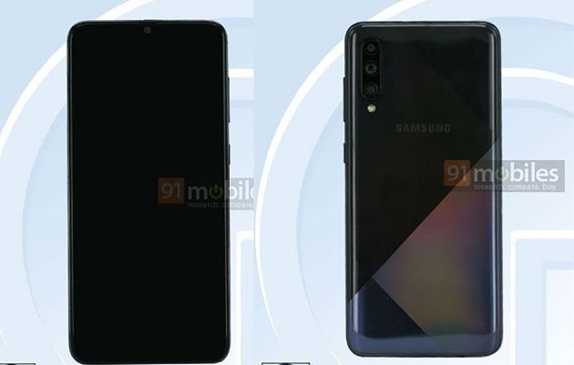 Galaxy A70s lộ diện với họa tiết mặt lưng dạng kim cương rất đẹp mắt