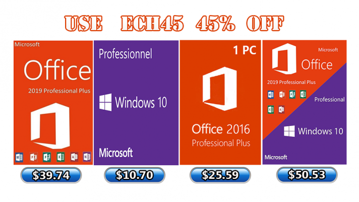 Mua key bản quyền Windows 10 Pro, Office 2019, Office 365 Pro chỉ từ 250.000 đồng