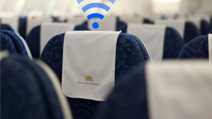 Vietnam Airlines là hãng Việt Nam đầu tiên cung cấp Internet trên máy bay, miễn phí đến hết 2019