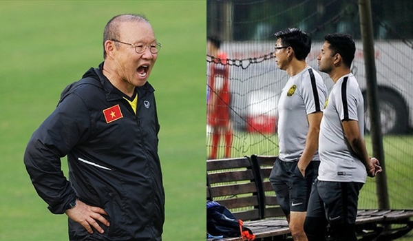 Malaysia cố tình xem lén Việt Nam tập khiến thầy Park nổi điên