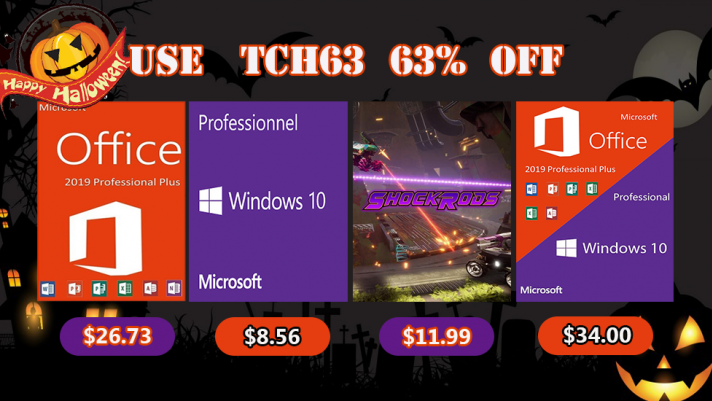 Mua Windows 10 Pro, Office 2019 bản quyền chỉ 200.000 đồng nhân dịp lễ Halloween