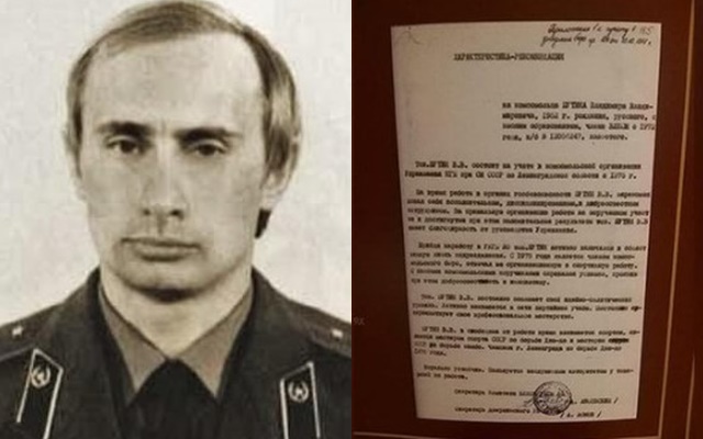 Hé lộ hồ sơ của Tổng thống Putin thời làm điệp viên KGB