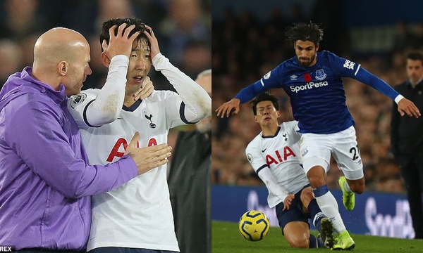 Son Heung Min bị oan trong tình huống Andre Gomes gãy cổ chân?