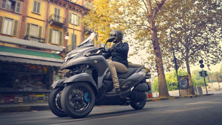 Hé lộ 'quái vật' 3 bánh Yamaha Tricity 300 2020: Động cơ mạnh mẽ, an toàn tuyệt đối