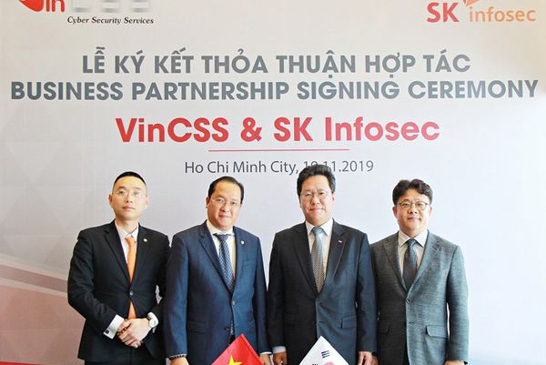 Vingroup bắt tay SK Group Hàn Quốc cung cấp dịch vụ an ninh mạng ở Việt Nam
