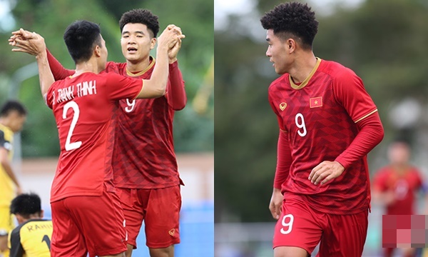 Đức Chinh có thể dự bị ngay sau khi lập hat-trick hạ gục U22 Brunei