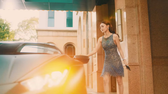 Ninh Dương Lan Ngọc mang Lamborghini Huracan vào MV mới