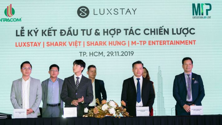 LUXSTAY nhận gọi đầu tư từ Shark Việt, Shark Hưng và M-TP ENTERTAINMENT