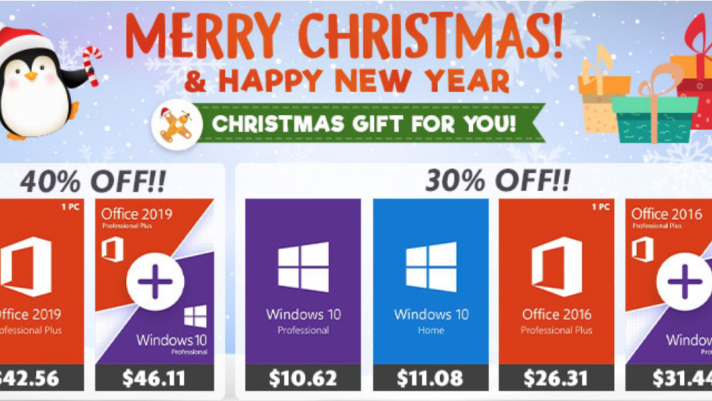 Đón Giáng Sinh cùng GoodOffer24: Giảm 40% khi mua Windows 10, Office 2019, chỉ từ 200.000 đồng