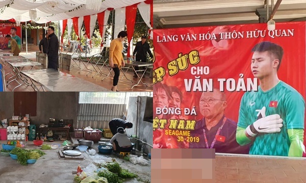 Gia đình Văn Toản mở tiệc linh đình, mời cả xã đến cổ vũ U22 Việt Nam tại chung kết