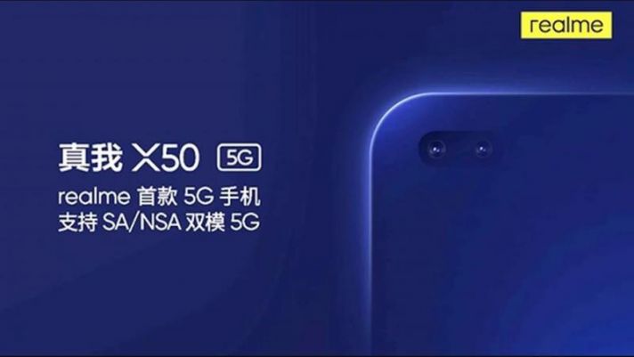 Realme X50 với chip Snapdragon 765G, camera selfie kép sắp ra mắt