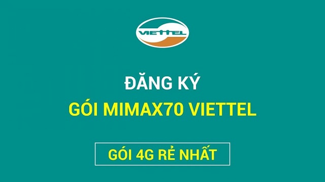 Hướng dẫn đăng ký gói cước 4G Viettel không giới hạn dung lượng chỉ 70.000 đồng/tháng