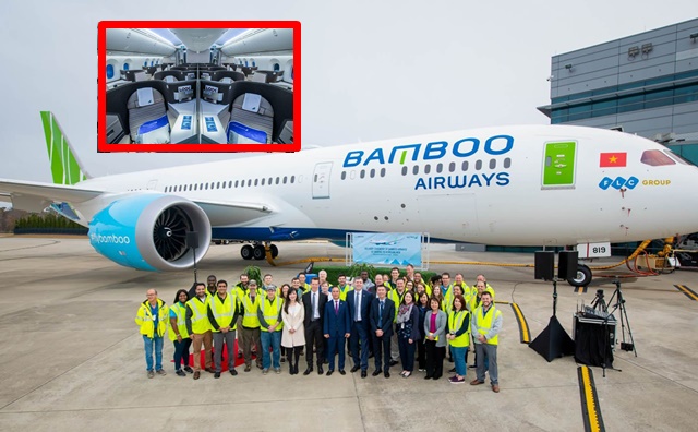 Bamboo Airways vừa tậu siêu máy bay Boeing 787-9 Dreamliner: Hãng bay Việt đầu tiên có ghế hạng nhất