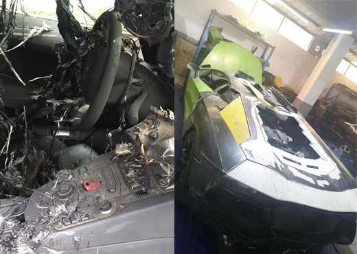 Lamborghini Aventador của dân chơi đồng hồ nổi tiếng Hà Nội hồi sinh sau khi bị cháy rụi