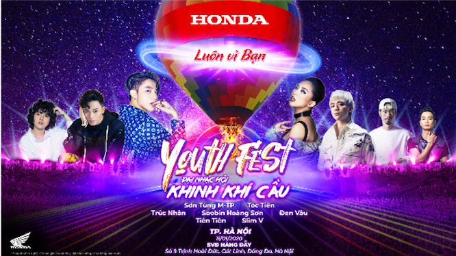 Sắp đến lượt Hà Thành “quẩy tưng bừng” cùng dàn sao khủng trong Đại tiệc Âm nhạc Khinh khí cầu Honda