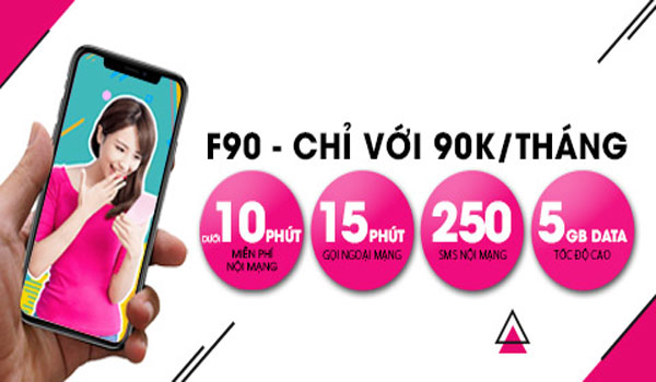 Hướng dẫn đăng ký gói F90 Viettel: Nhận ngay 5GB, miễn phí cuộc gọi